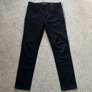 Banana Republic Black Traveler slim fit pants 31x32